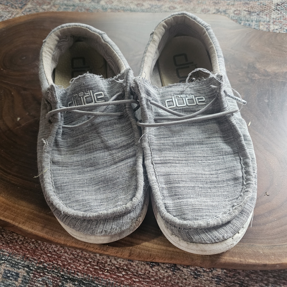 Hey Dude Gray Casual Shoes